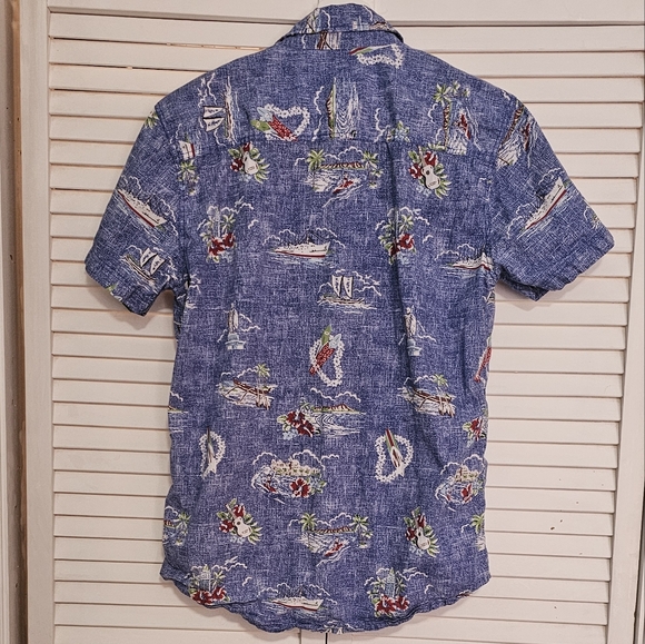 21 Men Classic Aloha Shirt Size XS - Picture 3 of 5
